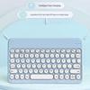 Wireless Bluetooth Keyboard with Round Keycaps for Apple & Huawei Tablets/Phones