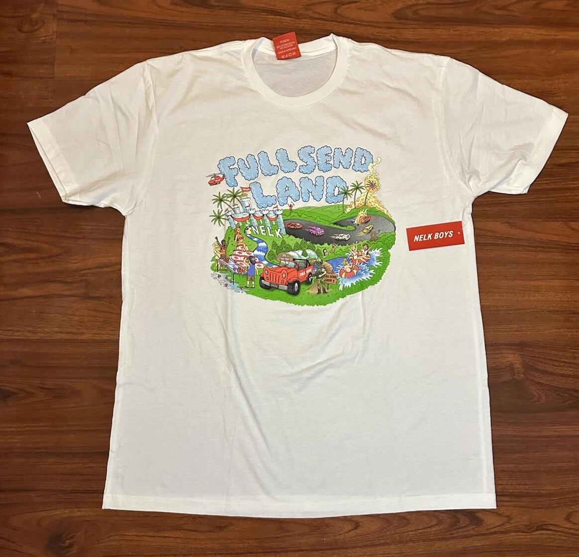 

Full Send Land Nelk Boys T-shirt Men’s Sz Large NWT 4XL
