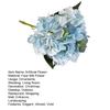 14,5 Zoll Große Künstliche Hortensienblume mit Langem Stiel Real Touch Hortensien Künstliche Blumen für Heimparty-Dekoration Florale Arrangements Hochzeits-Tischdekoration