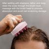 Silicone Shampoo Brush Head Scalp Massage Comb Hair Washing Comb Body Massage Brush Bath Shower Brush Salon Hairdressing Tool