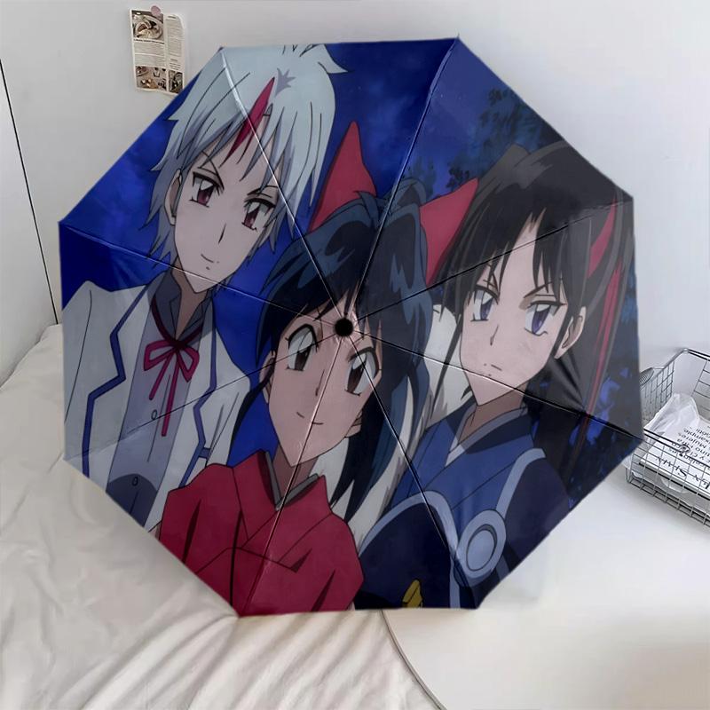 Inuyasha Automatic Umbrella - Suitable Travel Outdoor Portable Umbrella Birthday Gift Daily Essentials