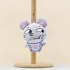 Cheese Mouse Plush Keychain Soft Stuffed Animal Toy Bag Charm Gift Kids For
