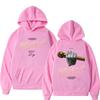 Michael Jackson Signature Microphone Hand Pattern Hooded Sweatshirt for Autumn-Winter Streetwear Pullover Shirt