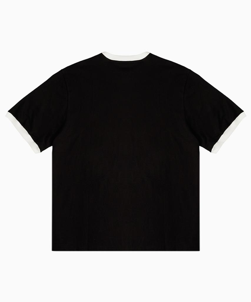 SAINTPAIN Sp Face & Trust Heavyweight Ringer T-Shirt Black
