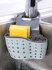 1pc Sink Hanging Drain Basket With Storage Box, Adjustable Strap, Can Be Used As Sponge Holder, Faucet Basket Or Kitchen Storage Bag