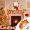 1.5M 10Led Christmas Maple Leaf Led Light String Autumn Leaves Led String Halloween Decoration 2024 Fall Garland Home Party Diy