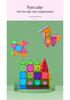 Colorful Stained Glass Magnetic Building Blocks for Children - Strong Magnetic Toy Pieces