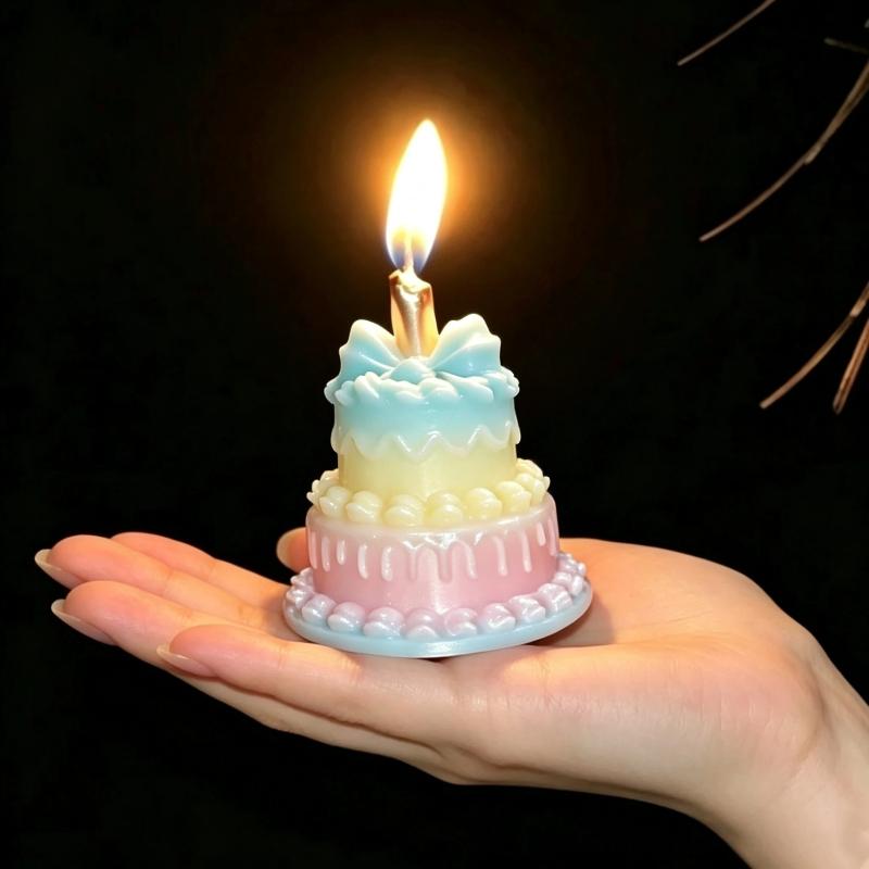 Geburtstagskuchenring Mit Niedlichem Schleifendesign 3D-Kuchenring Für Geburtstagsparty Kreatives Geschenk