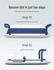 Foldable Newborn Baby Bath Tub: Convertible for Sitting or Lying Down at Home