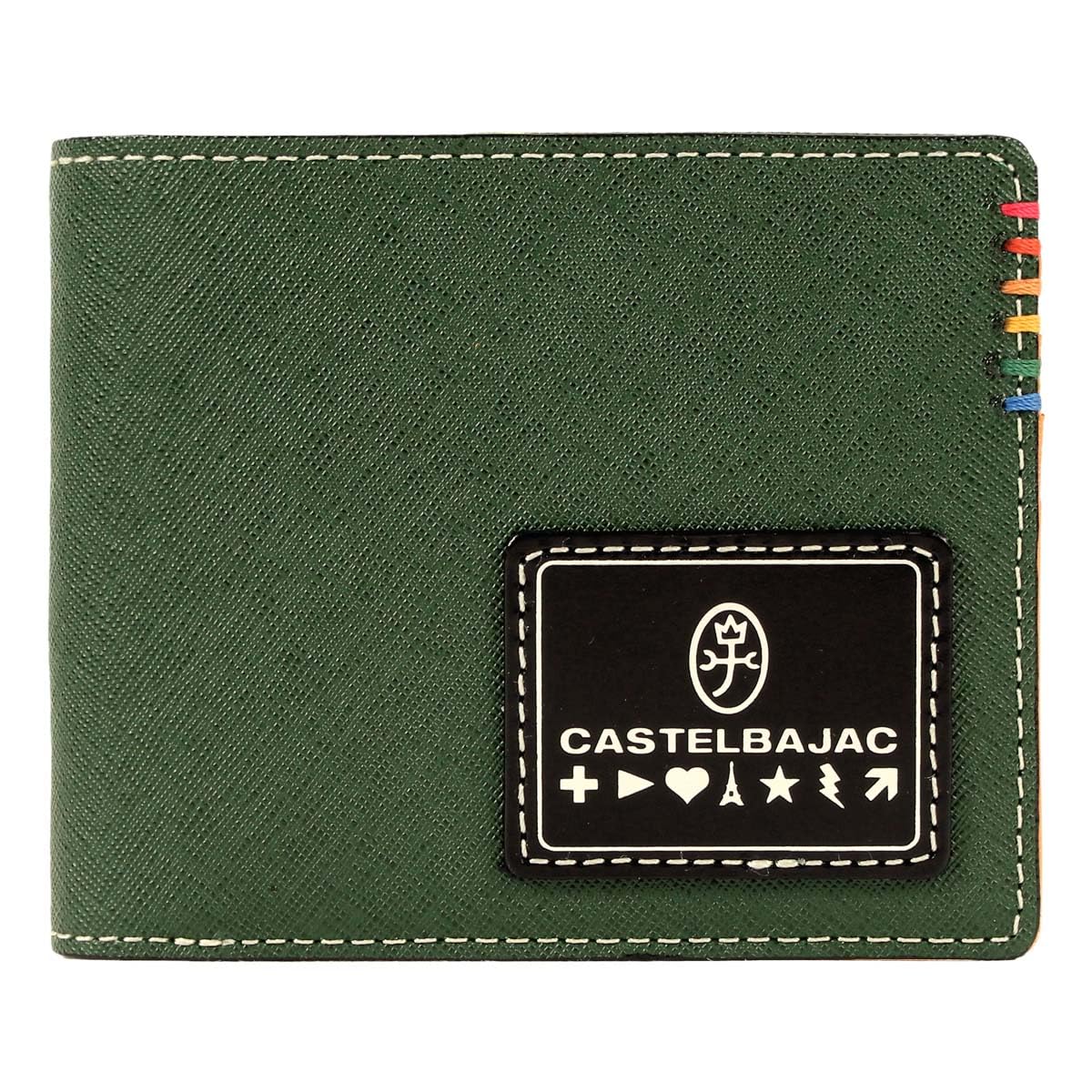 

CASTELBAJAC Мужской кошелек бифолд, Натуральная кожа, Сорт 034613, Складной кошелек, Кожа, Кожа коровья [05] Зеленый