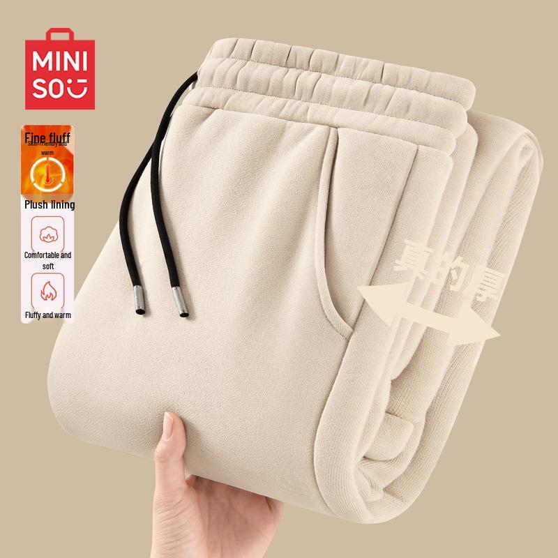

MINISO Мужские повседневные джоггеры на флисовой подкладке 3XL
