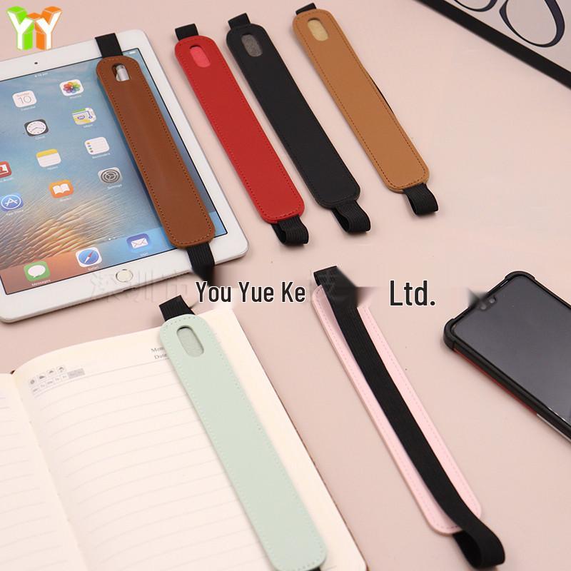 Kapazitiver Stylus PU-Lederhülle für iPad Pencil - Touchscreen Handschrift Stifthalter mit elastischem Band