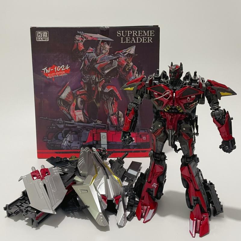 18CM TW-1024 Cool Transformation Toy Fire Truck Beautifully Painted Robot Car Model Anime Action Figure Boy TW-1032B BAIWEI SS61 Poseable Articulated