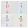 Elegant Wood Nutcrackers Ornament Stylish 50CM Nutcrackers Figure Decoration from Candy Series for Desk or Mantels