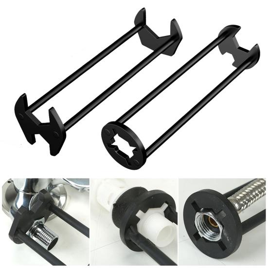 Multi-Purpose Sink Wrench 360-Degree Rotation Basin Faucet Wrench Tight Spaces Kitchen Bathroom Plumbing Tool