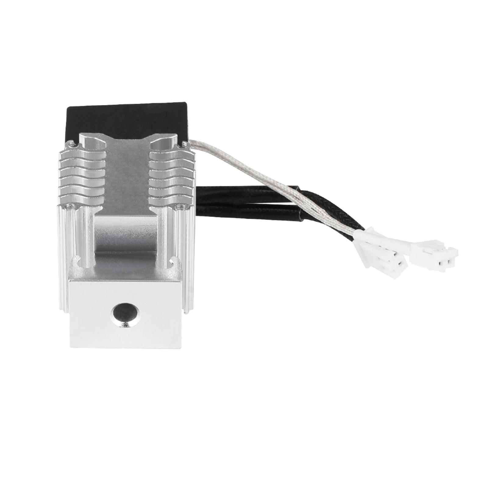 Print Head Kit Hotend Assembly Extruder Nozzle Kit 0.4mm Brass Nozzle Aluminum Alloy Heat Block for Ender-3V3 SE 3D Printer