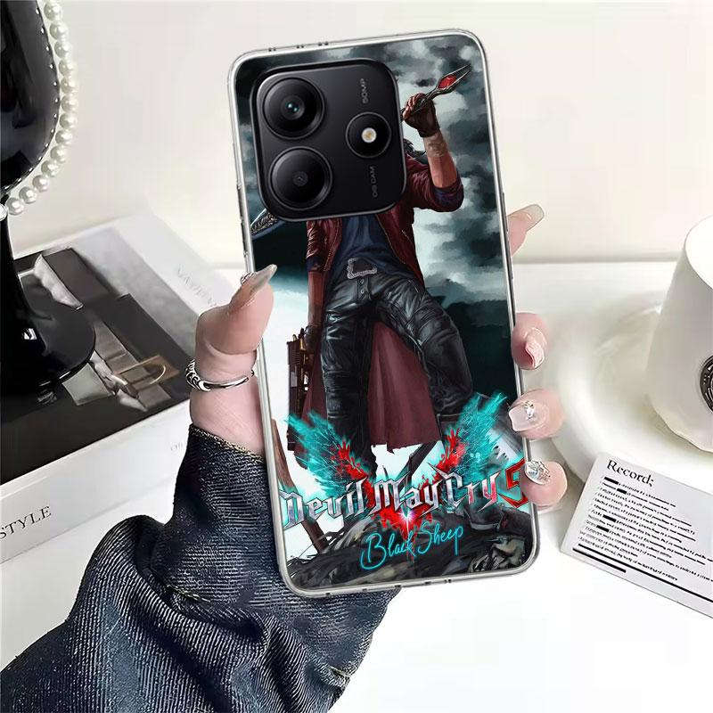 Game D-Devil May Cry 5 Soft Phone Case For Xiaomi Redmi Note 15 14 14S 13 12 Pro Plus 12S 11 11S 11E 10 10S 11T 5G Fundas Coque