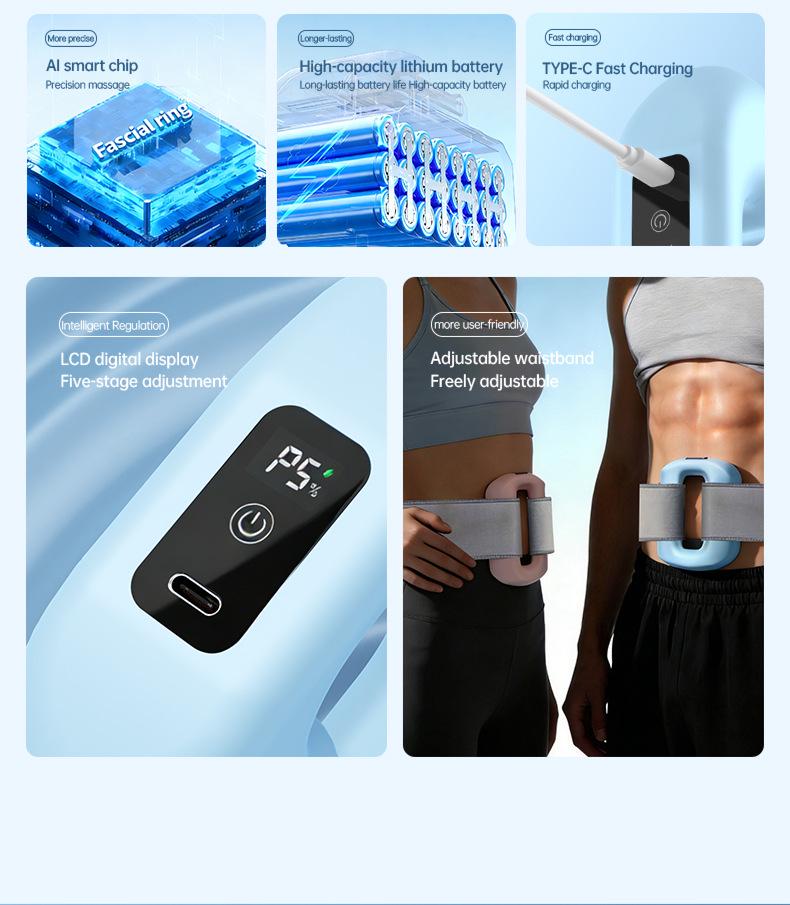 Cross-Fascia Mini Smart Massager: Multi-functional for Shoulder, Neck, and Cervical Spine