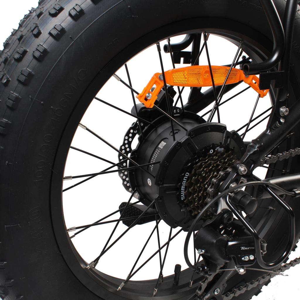 UNIVERCYCLE B4 All-Terrain Folding Electric Bike 20 Inch Fat Tires 48V12.5Ah Battery 60KM/H Load 350W Motor Urban Commuting Adult E-Bike With TowSeat