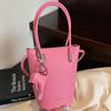 2025 Summer New Bag Fashionable and Simple Foreign Style Handbag Shoulder Bucket Bag Korean Version Oblique Span Bag Women's Bag