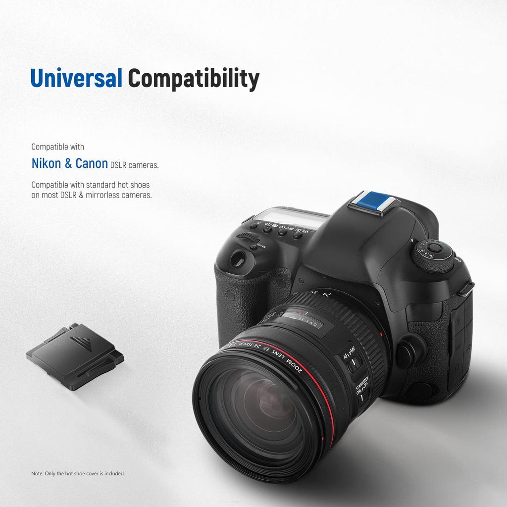 NEEWER Camera Hot Shoe Cover Cap Protector Compatible with EOS 7D Mark 6D Mark 5D Mark 1D Mark M5 Mark D7500 Cameras 4-Pack R5C, R5, R6, RP, R, II,