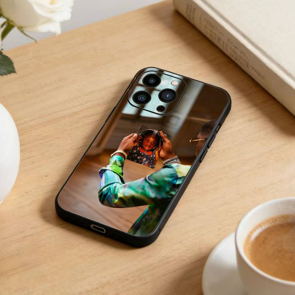 

Rapper French Ninho Phone Case For iPhone17,16,15,14,13,12 Plus,Max Soft Silicone Black Cover iPhone11PROMAX