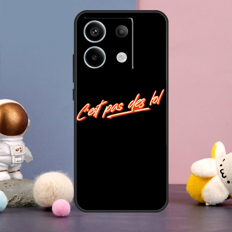 JUL C'est pas des LOL Case For Xiaomi Redmi Note 13 Pro 12 11 9 10 9S 10S 11S 12S Redmi 12 13 10C 12C 13C Cover