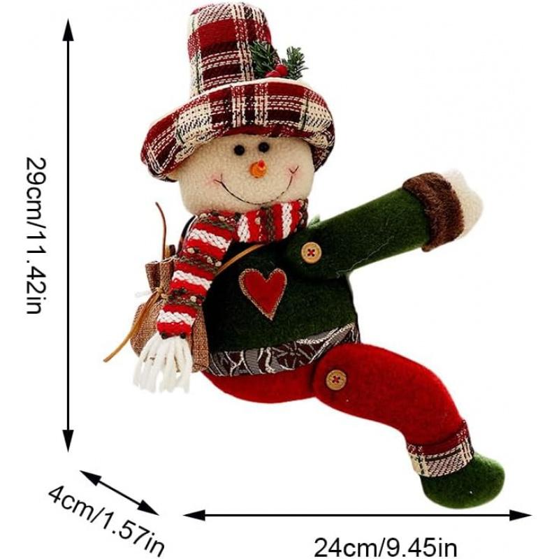 Christmas Curtain Clips, Cartoon Christmas Doll Window Decorations, Bedroom Curtain Hooks, Home Decoration Accessories