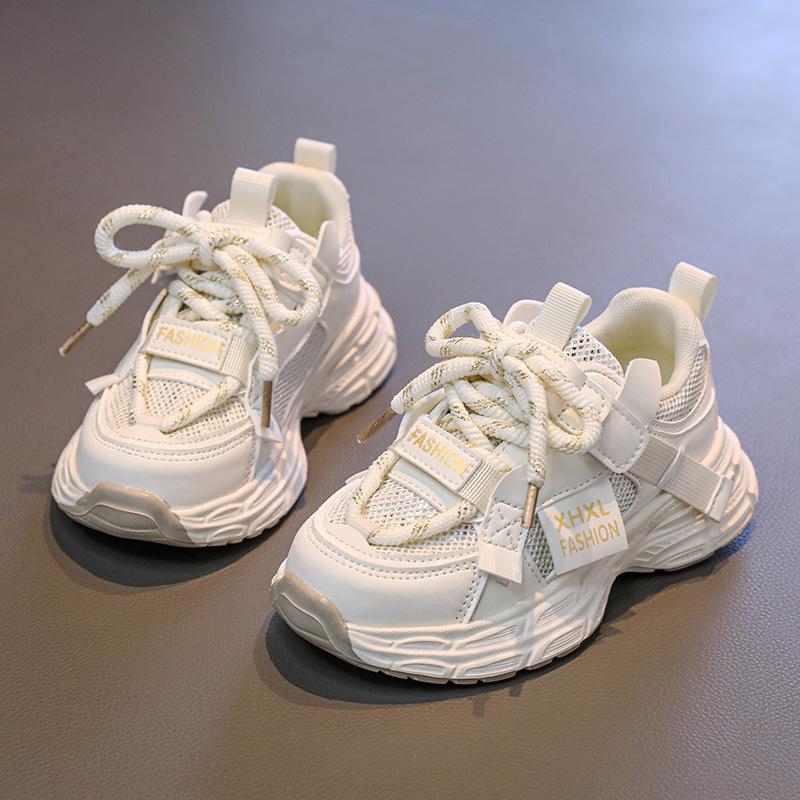 

Girls sports shoes 2025 autumn new children s fashion sports shoes boys dad shoes medium and older children s casual shoes 31