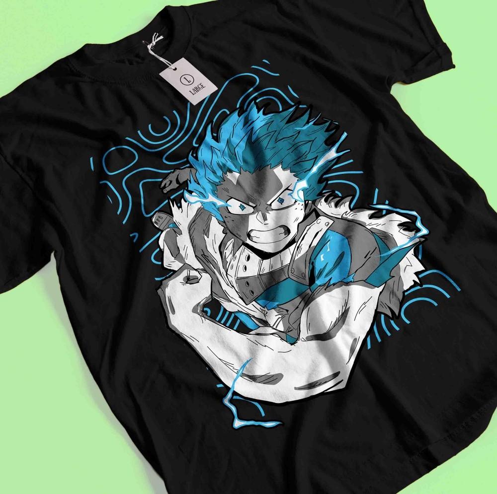Deku T-Shirt My Hero Academia Bakugo Katsuki Tee Anime Midoriya Dabi Shoto Shirt