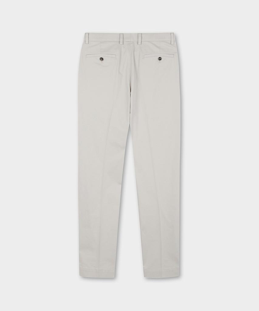 BROOKS BROTHERS Regular Fit Cotton Stretch Advantage Chino (Stone) (Bbpcmfz502)