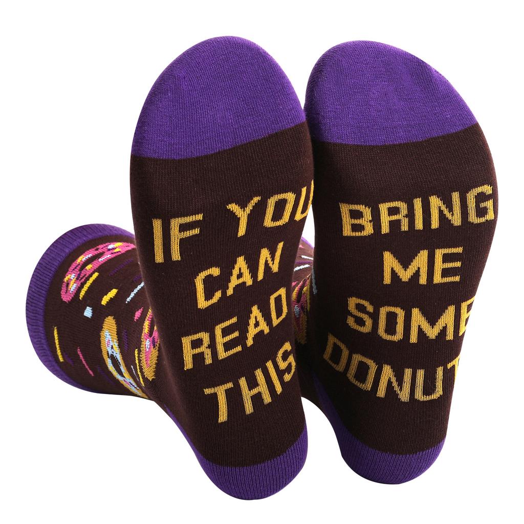 1 Pairs Unisex Novelty Men Casual Socks "Bring Me Some Beer" Funny Socks Great Gift For Men And Women