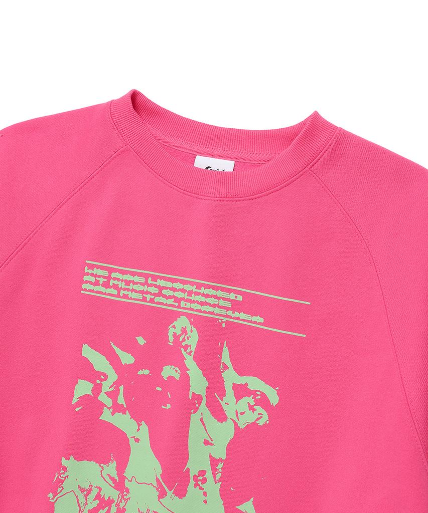 CAVISH Crowd Raglan Sweatshirt Pink(Cv2Dfum444A)