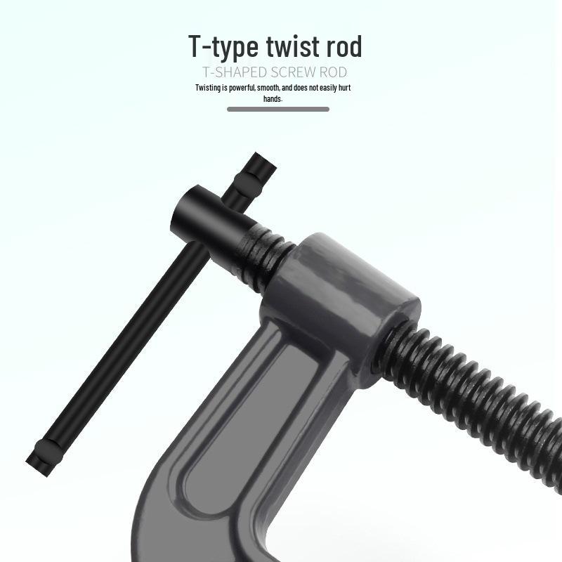 Heavy-Duty Multi-Purpose Clamp for Woodworking and Stone Fixation
