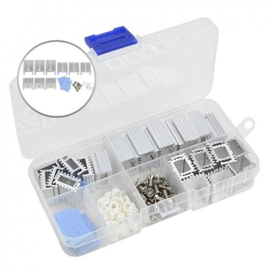 Aluminum Alloy ulation and Heat Sink Set 30pcs for TO220 For MOSFETs