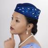 JYL TS DIY Cross Border New Elegant Velvet Cap Sequin Square Muslim African Hat