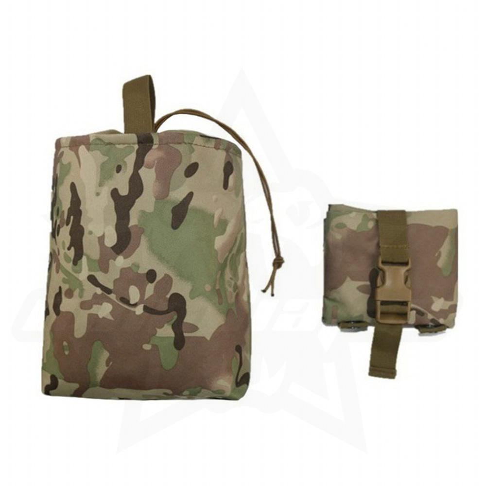 OPHIDIAN Molle Magazine Dump Drop Folding Pouch Hunting Airsoft Ammo EDC Tool Bag Foldable Utility Recovery Mag Pack