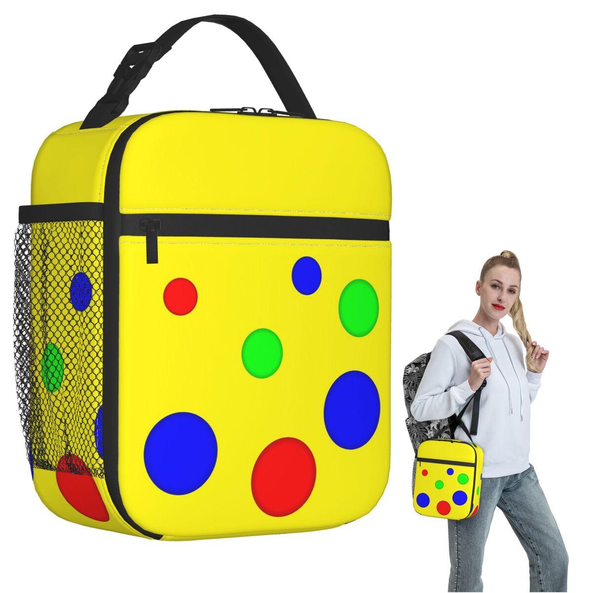 Spotty Bag Mr Tumble s Spotty Insulated Lunch Bag for Women Children Leakproof Food Boxes Thermal Lunch Box Tote One Size