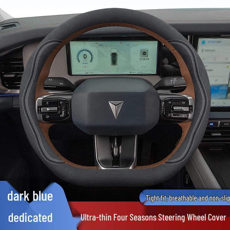 Changan Deepal S07 2024 Rutschfeste Wildleder-Lenkradabdeckung für SL03 G318 L07 Modelle