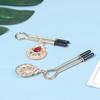 1 Pereche Metal Clipse pentru Sâni și Mameloane Clips pentru Clitoris Feminin Bijuterii Body Piercing Sex
