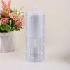 Plastic Double-Layer Cotton Swab Holder 2 in 1 Cotton Pad Organizer  Bathroom