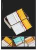 Retro Bronze Slim Cigarette Case for Men & Women - Holds 20