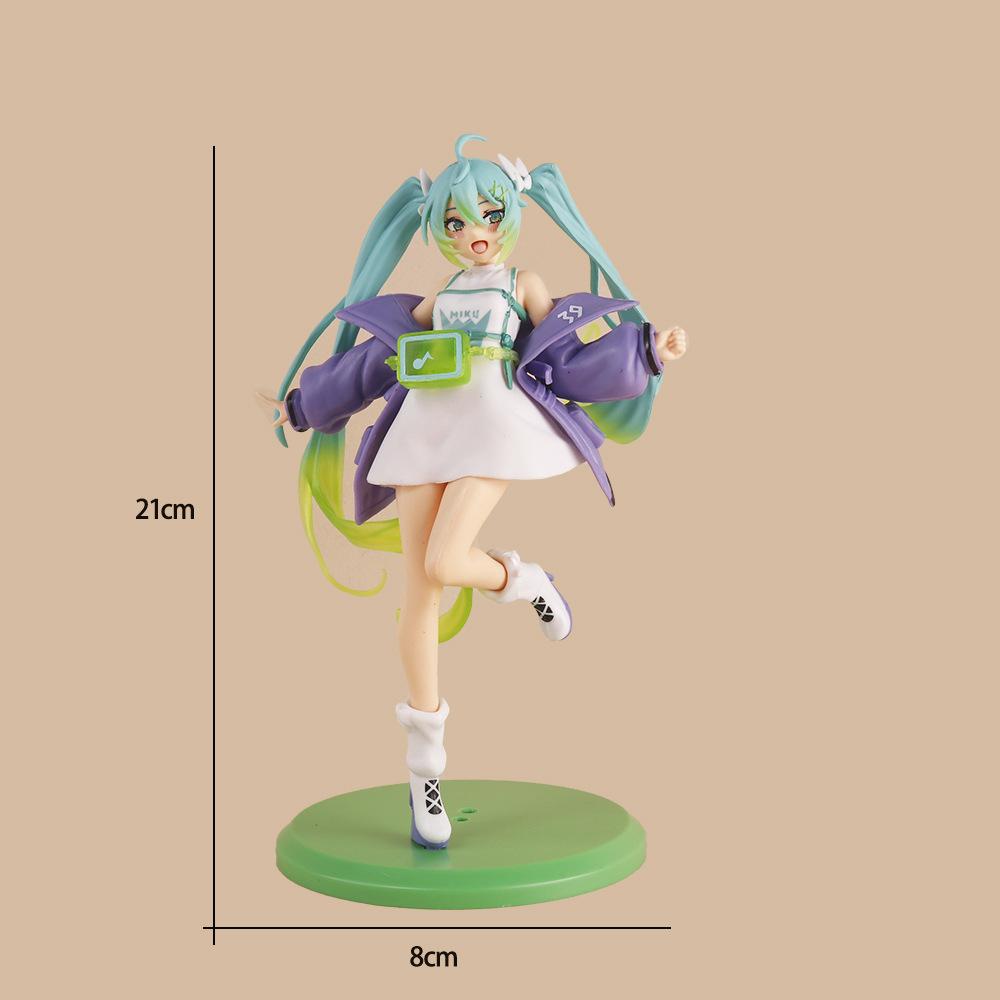 Anime Figure Wedding Dress Action Figures Kawaii Swimsuit Vocaloid PVC Collectible Model Playthings Girl Gift Idea