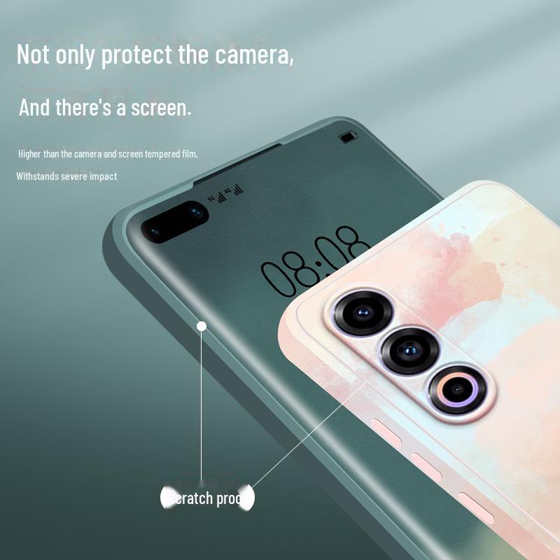 Flüssigsilikon-Schutzhülle gegen Fallen und Fingerabdrücke für Meizu 21/20Pro/18S/17