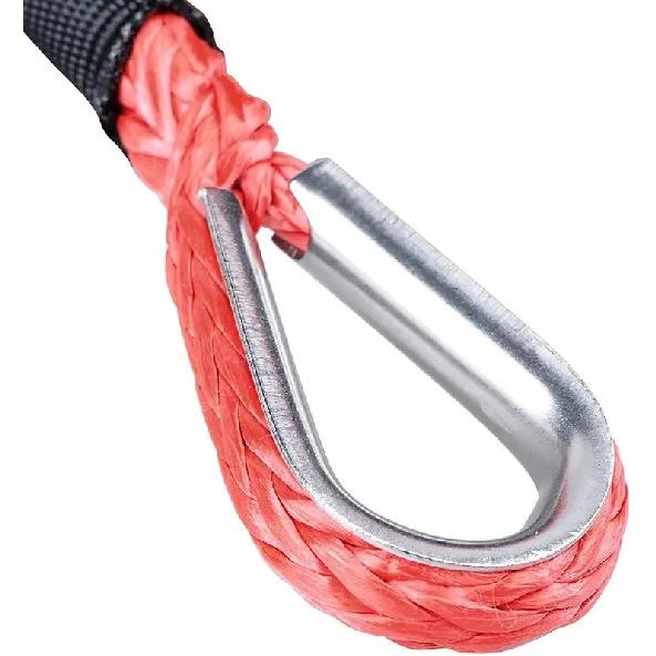 6mm*30m Synthetic Winch Rope Extension Rock Guard For 4X4 Off-Road Recovery Car ATV UTV Snow Plow