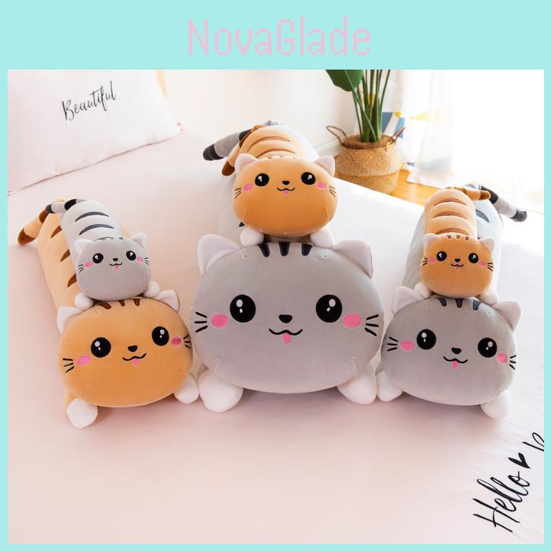 Super Soft Long Cat Stuffed Animal Doll Perfect Birthday Gift Home Decor