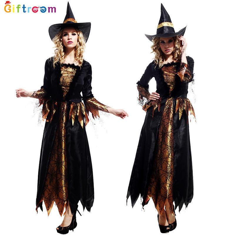 Gorgeous Gothic Vampire Queen Outfit For Women Ideal For Halloween Dress Up Parties