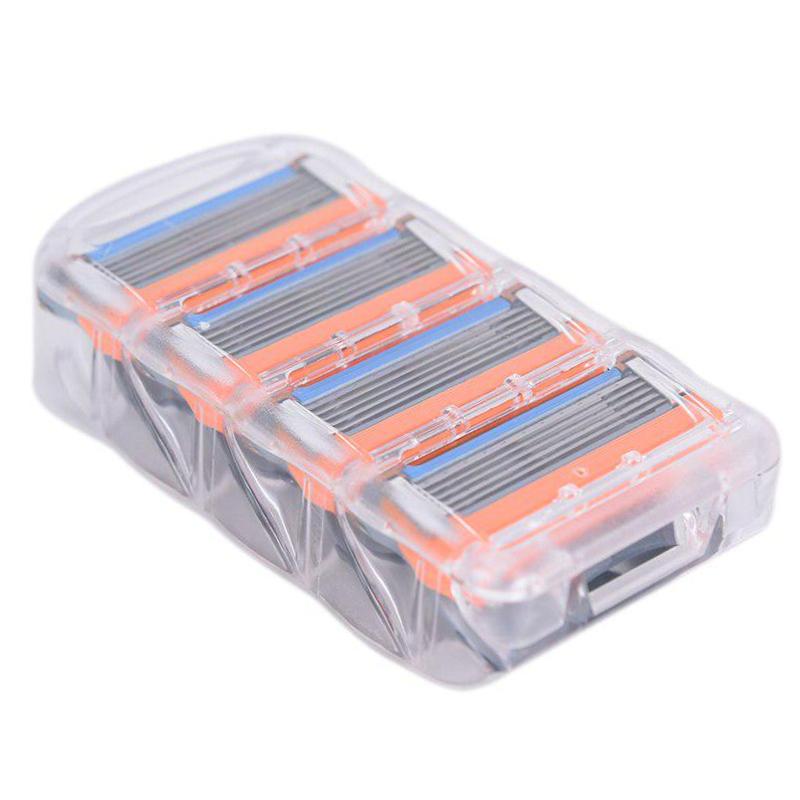 

Новые 4 шт./лот Профессиональные сменные 5-слойные лезвия для бритья Fusione