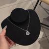 S925 Chalcedony Maitreya Buddha Pendant Necklace with Agate – Internet Celebrity Style