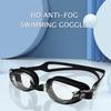 Anti-Fog Swimming Glasses Adjustable Buckle Unisex Swim Goggles Removable Nose Frame Snap Type Safe Soft for Professional Sports